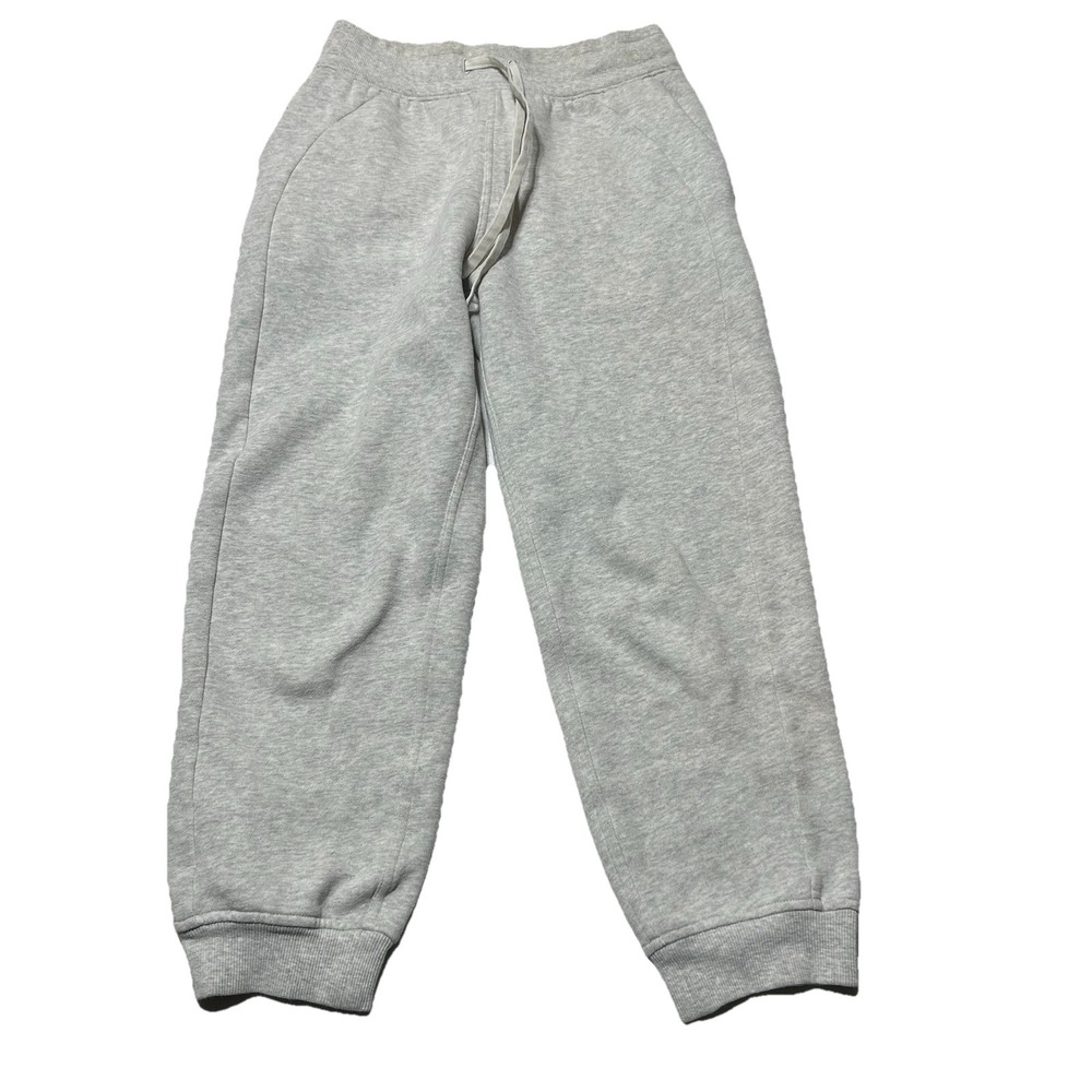 Lululemon Scuba High Rise Jogger Pants Heathered Core Ultra Light Grey Sz 4